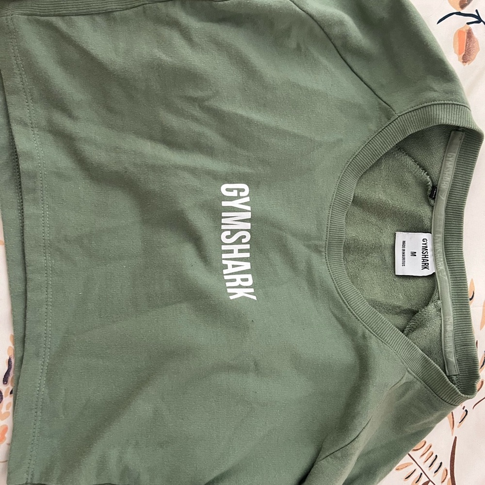 Gymshark Olive Cropped Top